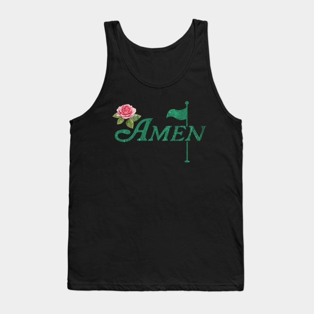 Vintage AMEN MASTERS GOLF Tank Top by EliDidias